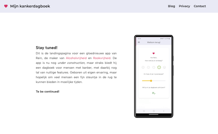 Privacybeleid van Mijn kankerdagboek